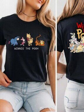 Vintage Honey Bear and Friends Graphic T-shirt - Retro Forest Animals Tee